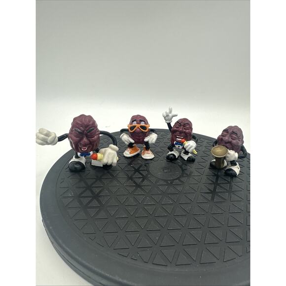 Set Of 4 1987 Vintage California Raisins Figurines - Picture 1 of 8